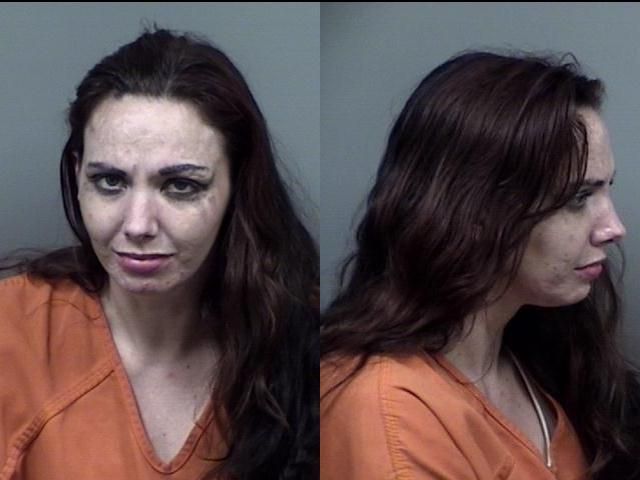 Marjorie Morris arrested Aug. 30 on a felony charge of possession of a controlled substance and misdemeanor charges of drug paraphernalia and trespassing.